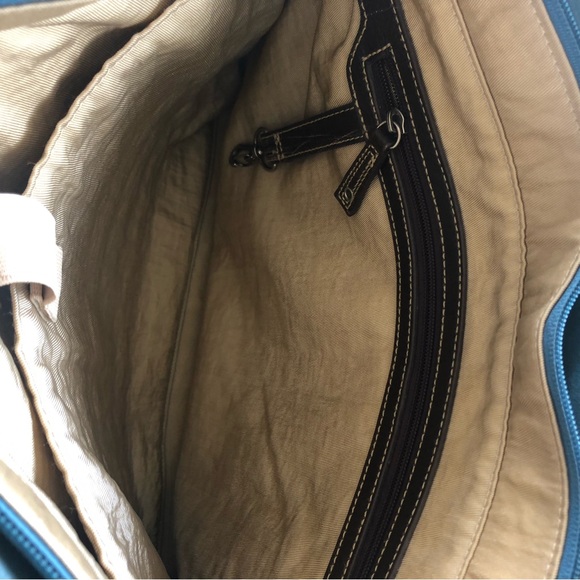 Ellington suede leather laptop shoulder bag - Picture 9 of 13